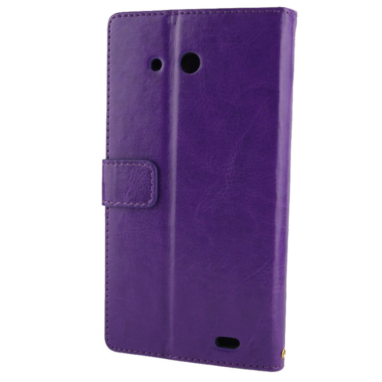Fine Sheepskin Texture Flip Leather Case with Credit Card Slots & Holder for Huawei Ascend Mate