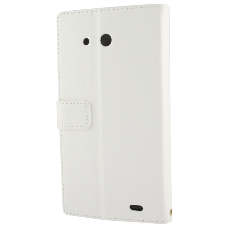 Fine Sheepskin Texture Flip Leather Case with Credit Card Slots & Holder for Huawei Ascend Mate