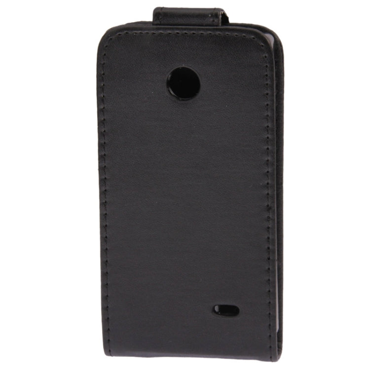 Vertical Flip Leather Case for Nokia X / X+(Black)