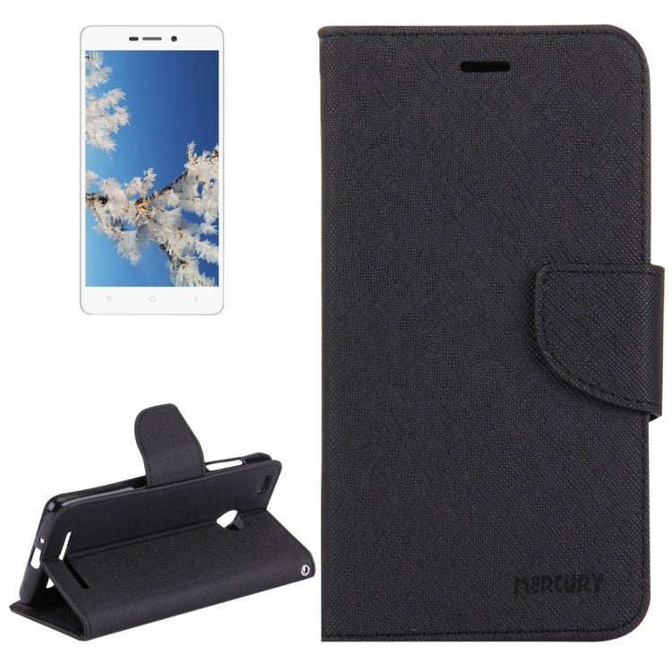 For Xiaomi  Redmi 3 Cross Texture Flip Leather Case with Holder & Card Slots & Wallet