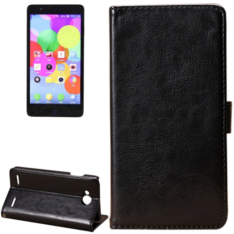 Fine Sheepskin Texture Horizontal Flip Leather Case with Card Slots & Holder for ZTE Red Bull V5