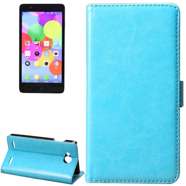 Fine Sheepskin Texture Horizontal Flip Leather Case with Card Slots & Holder for ZTE Red Bull V5