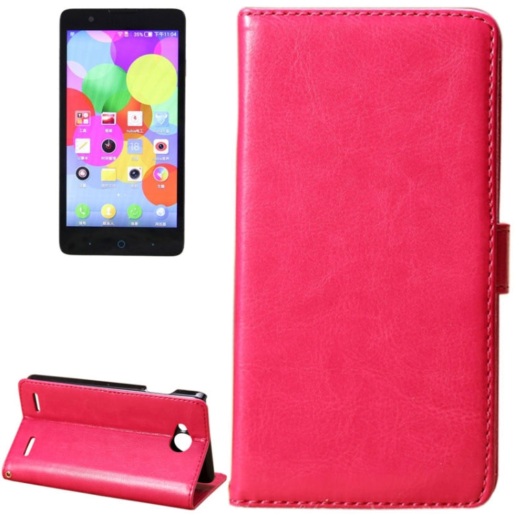 Fine Sheepskin Texture Horizontal Flip Leather Case with Card Slots & Holder for ZTE Red Bull V5