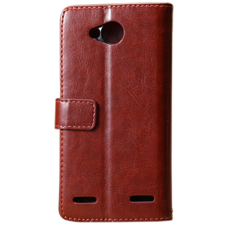 Fine Sheepskin Texture Horizontal Flip Leather Case with Card Slots & Holder for ZTE Red Bull V5