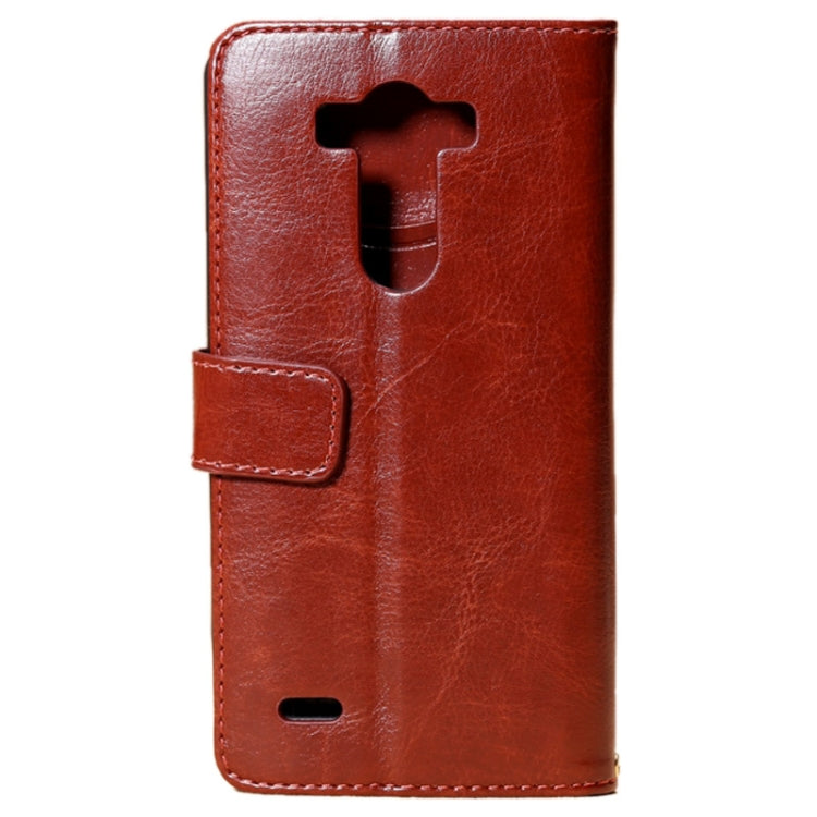 Fine Sheepskin Texture Horizontal Flip Leather Case with Card Slots & Holder for LG G3