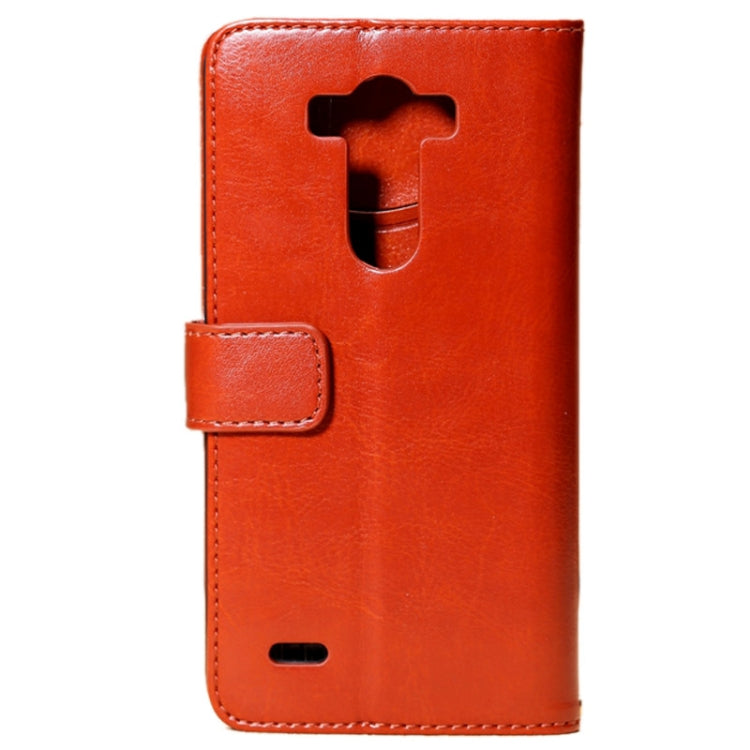 Fine Sheepskin Texture Horizontal Flip Leather Case with Card Slots & Holder for LG G3