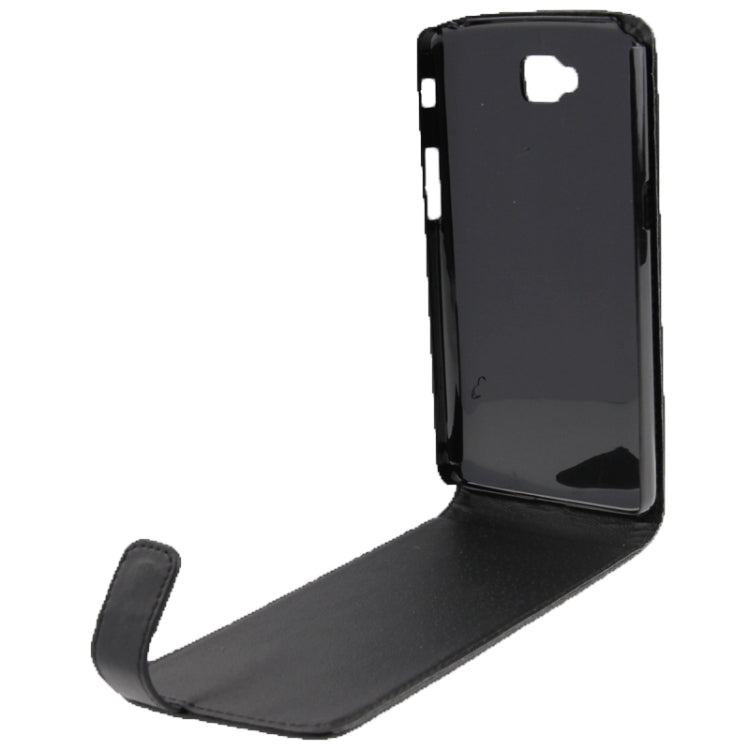Vertical Flip Leather Case for LG G Pro Lite / D686 (Black)