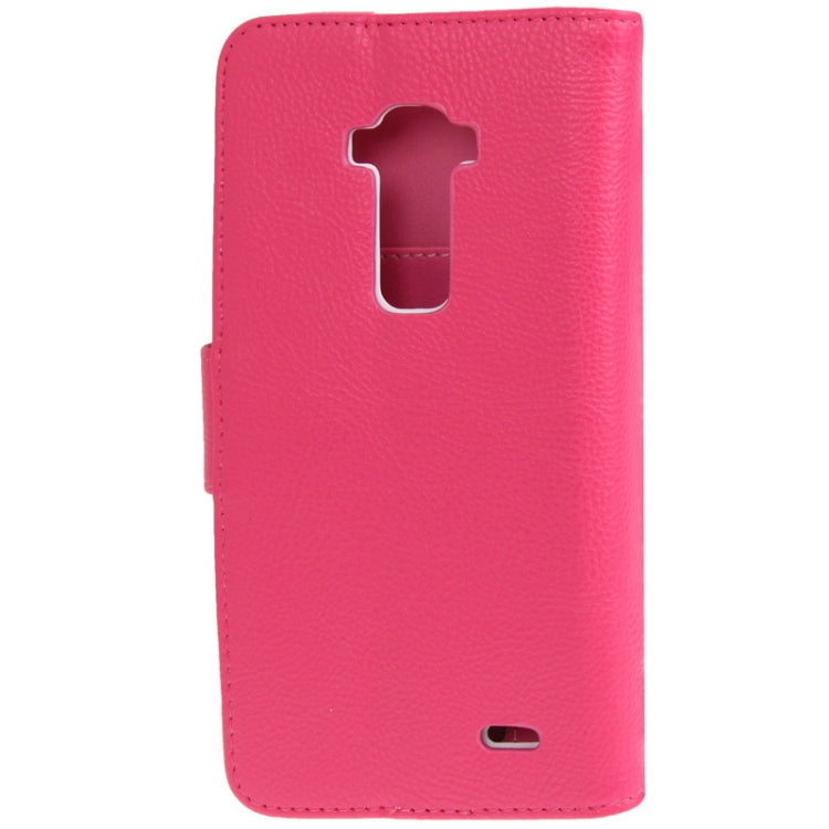 Litchi Texture Leather Case with Credit Card Slots & Holder for LG G Flex / F340L / F340S