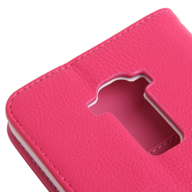 Litchi Texture Leather Case with Credit Card Slots & Holder for LG G Flex / F340L / F340S