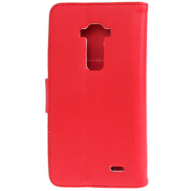 Litchi Texture Leather Case with Credit Card Slots & Holder for LG G Flex / F340L / F340S