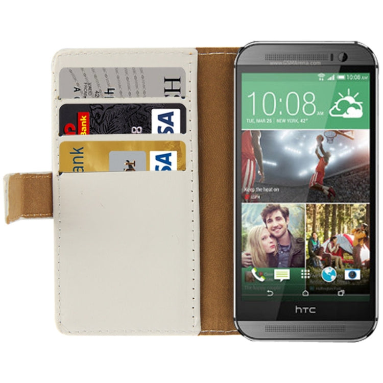 Crazy Horse Texture Flip Leather Case with Card Slots & Holder for HTC One M8