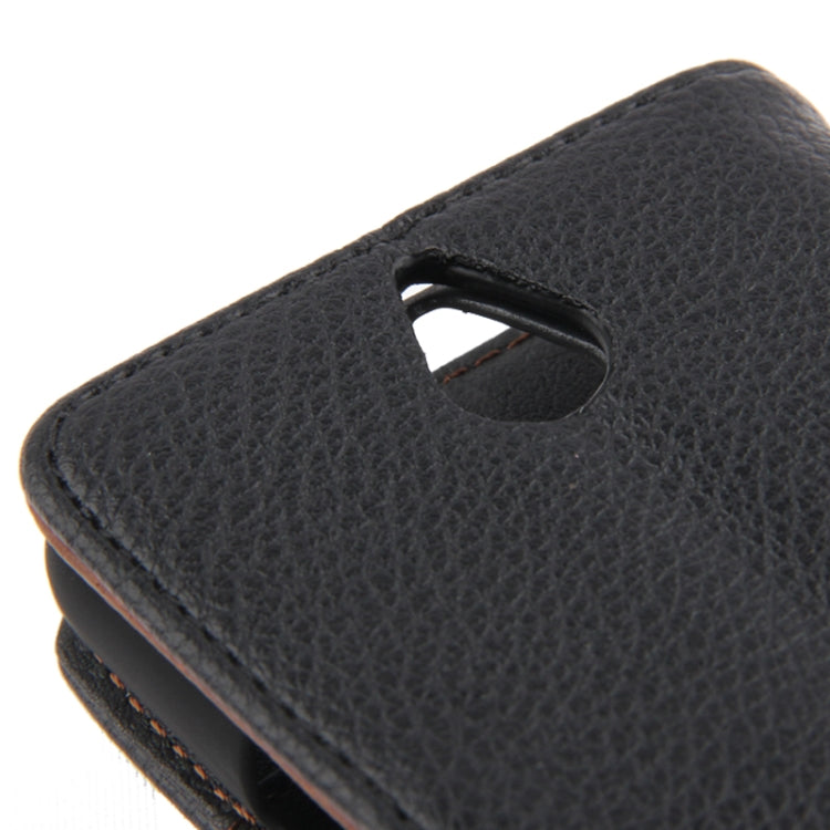 Litchi Texture Leather Case with Holder & Credit Card Slot for Sony Xperia E1