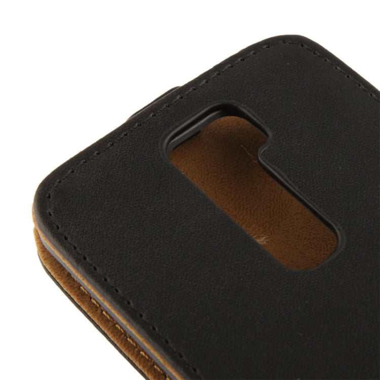 Vertical Flip Leather Case for LG Optimus G2 / D801 / F320 / F340L / LS980  (Black)