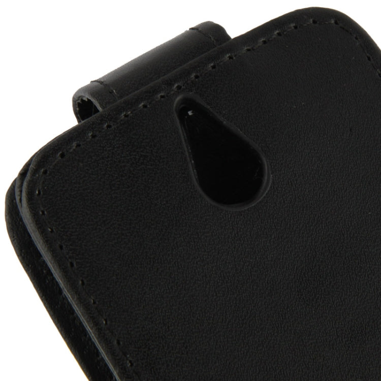 Vertical Flip Leather Case for Sony Xperia E1(Black)