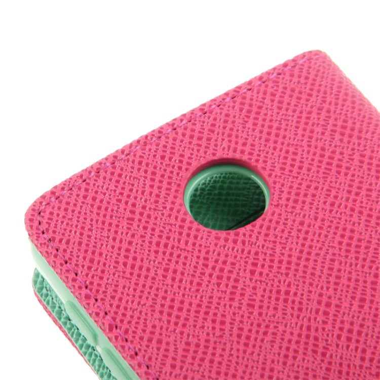 2-Color Series Cross Texture Leather Case with Credit Card Slots & Holder & Lanyard for Nokia X / X+