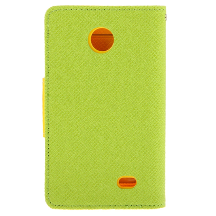 2-Color Series Cross Texture Leather Case with Credit Card Slots & Holder & Lanyard for Nokia X / X+