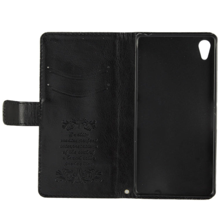 Fine Sheepskin Texture Flip Leather Case with Credit Card Slots & Holder for Sony Xperia Z2 / L50w