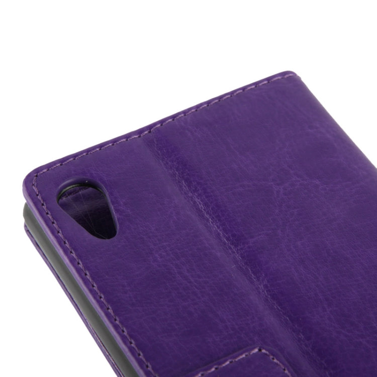 Fine Sheepskin Texture Flip Leather Case with Credit Card Slots & Holder for Sony Xperia Z2 / L50w