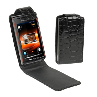High Quality Leather Case for Sony Ericsson W8 / E16i(Black)