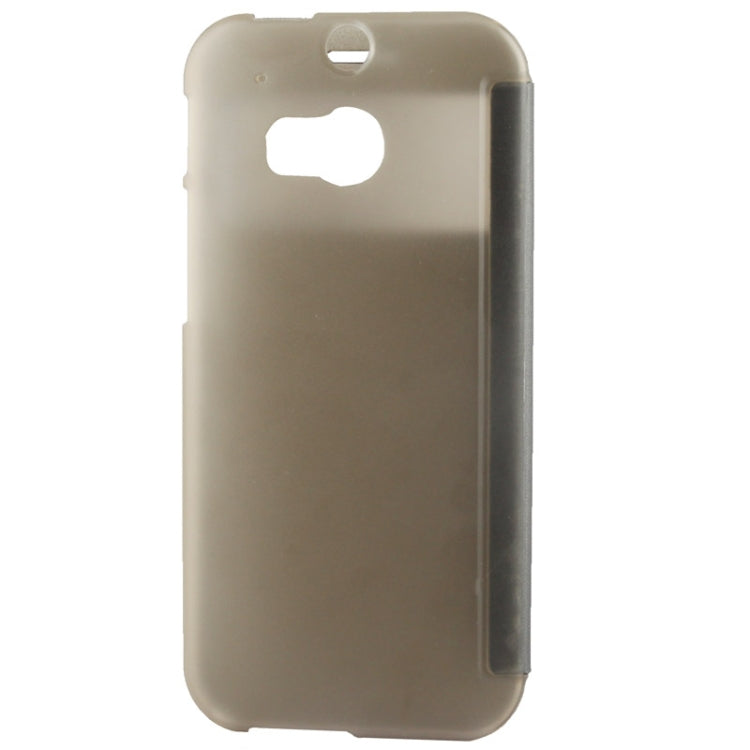 Horizontal Flip Leather Case with Call Display ID for HTC One  / M8
