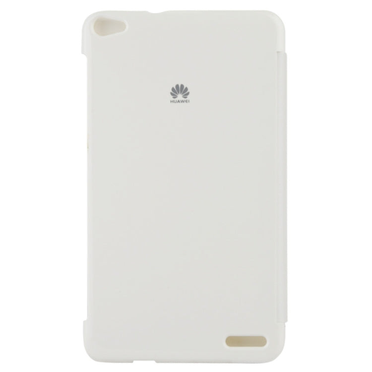 Brush Texture Flip Leather Case with Call Display ID for Huawei MediaPad X1