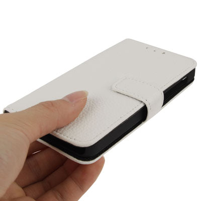 Litchi Texture Horizontal Flip Leather Case with Holder for Blackberry Z10