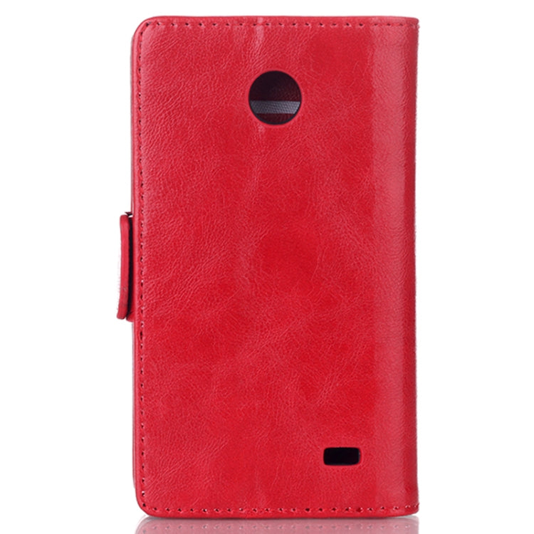 Oil Leather Case with Credit Card Slot & Holder for Nokia X