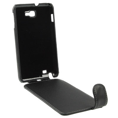 Genuine Leather Case with Clip for Galaxy Note / i9220 / N7000, Note LTE / N7005(Black)