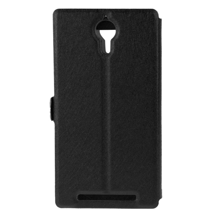 Cross Texture Horizontal Flip Leather Case with Caller ID Display & Holder for Lenovo K80