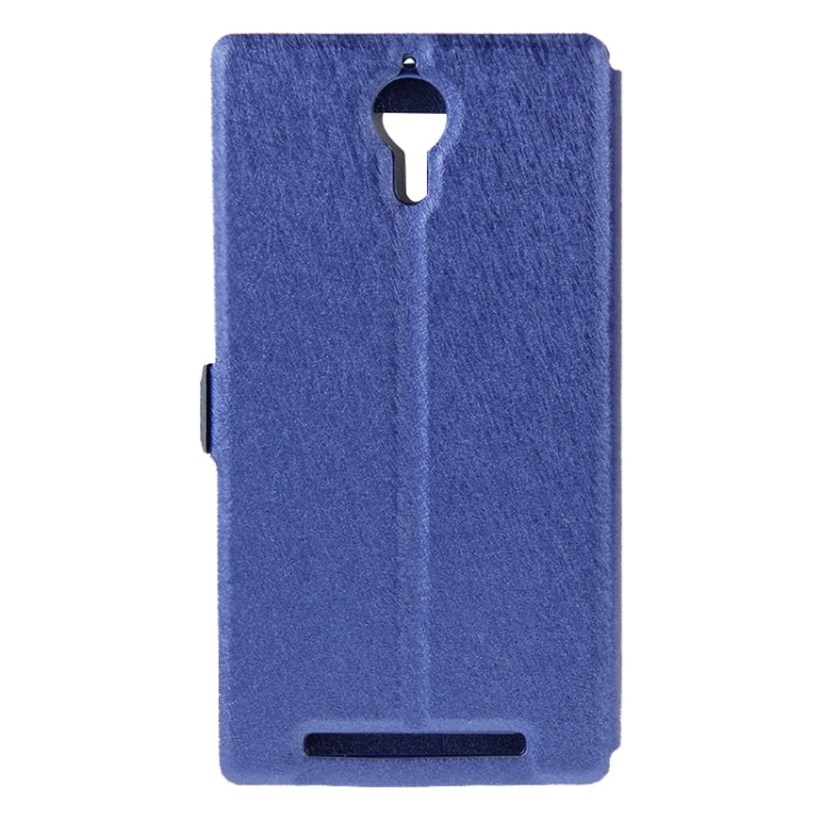 Cross Texture Horizontal Flip Leather Case with Caller ID Display & Holder for Lenovo K80