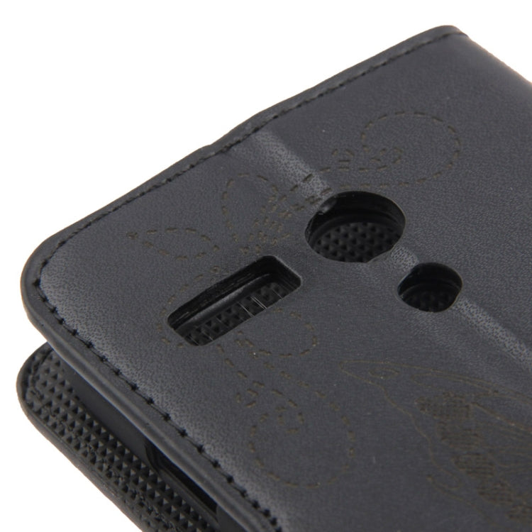 Butterfly Pattern Leather Case with Credit Card Slots & Holder for Motorola G / XT937C / XT1028 / XT1031