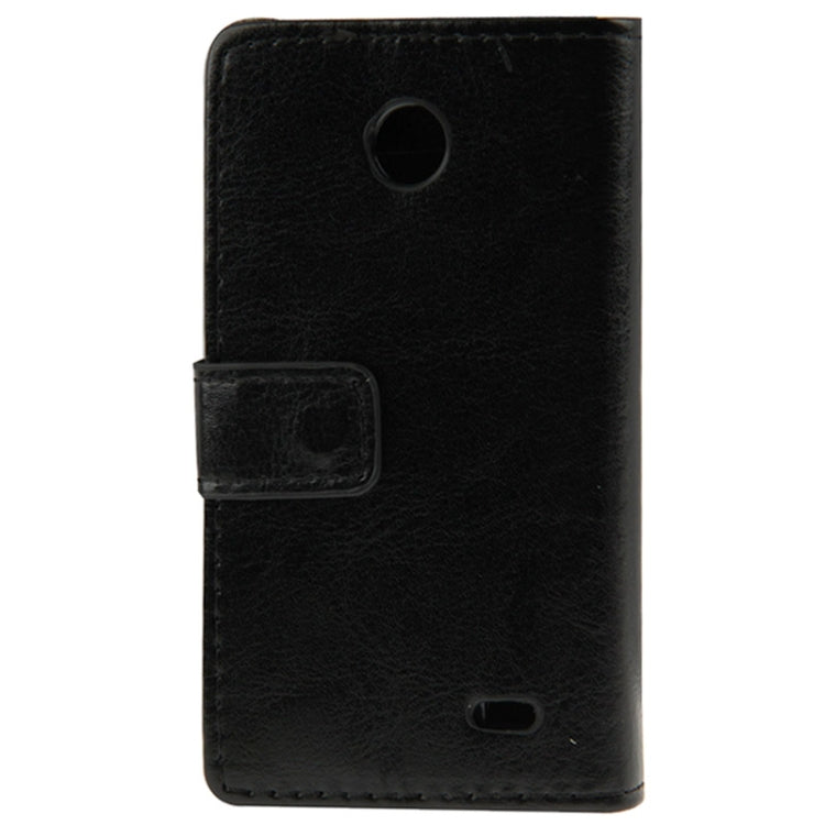 Crazy Horse Texture Flip Leather Case with Credit Card Slots & Holder for Nokia X