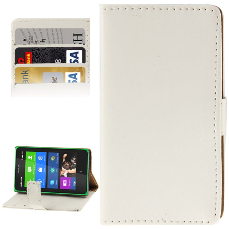 Crazy Horse Texture Flip Leather Case with Credit Card Slots & Holder for Nokia X