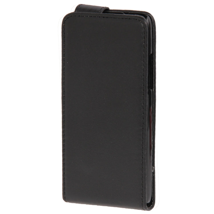 High Quality Vertical Flip Leather Case for HTC One mini / M4 / 601e (Black)