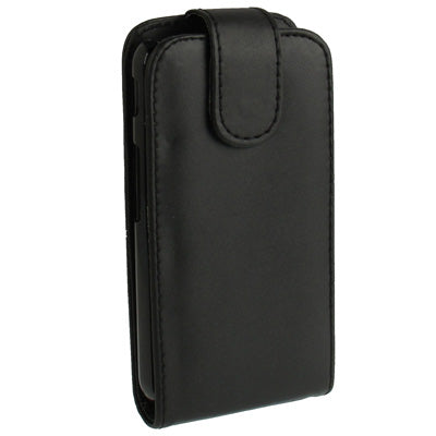 Pure Color Vertical Flip Leather Case for LG Optimus L7 II / P715 (Black)