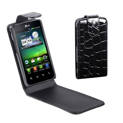 High Quality Leather Case for LG Optiums 2X / P990