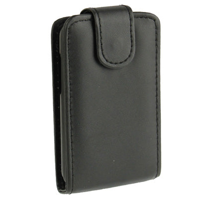 Pure Color Vertical Flip Leather Case for LG Optimus L3 II / E430 (Black)