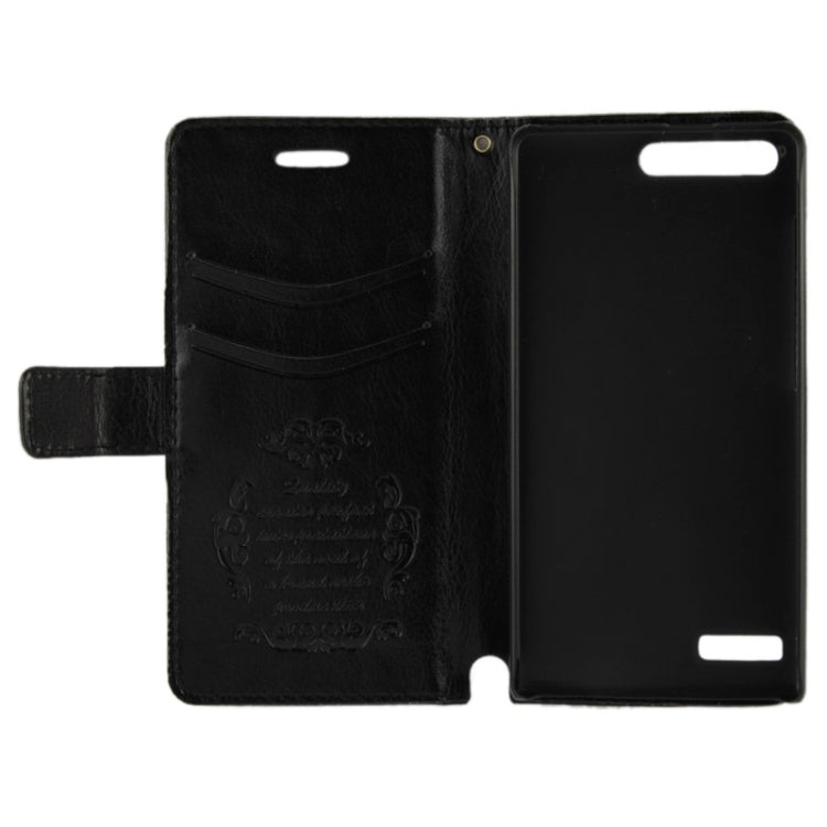 Fine Sheepskin Texture Flip Leather Case with Card Slots & Holder for Huawei Ascend G6 (3G Version),