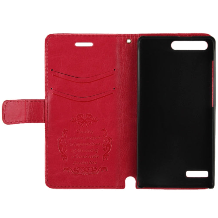 Fine Sheepskin Texture Flip Leather Case with Card Slots & Holder for Huawei Ascend G6 (3G Version),