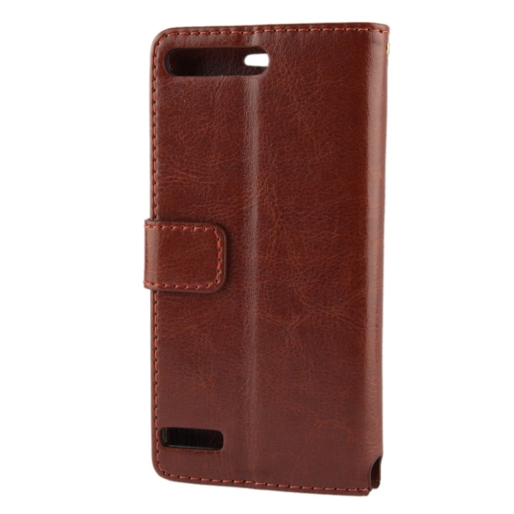 Fine Sheepskin Texture Flip Leather Case with Card Slots & Holder for Huawei Ascend G6 (3G Version),