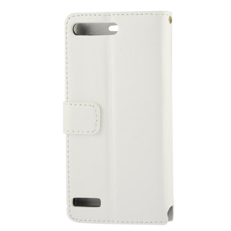 Fine Sheepskin Texture Flip Leather Case with Card Slots & Holder for Huawei Ascend G6 (3G Version),