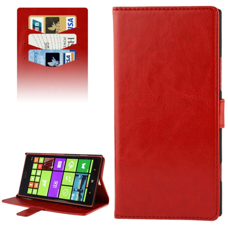 Fine Sheepskin Texture Flip Leather Case with Credit Card Slots & Holder for Nokia Lumia 1520 / Bendit