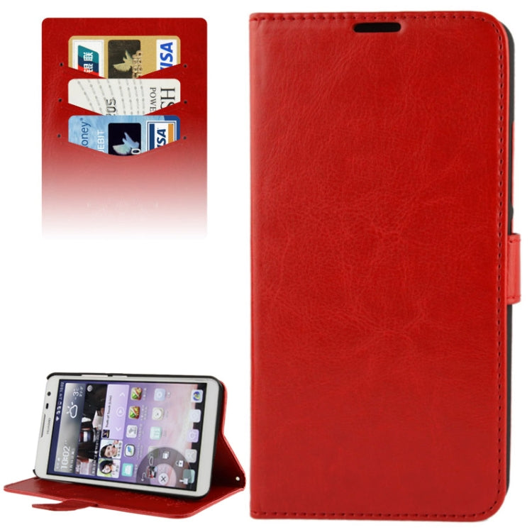 Fine Sheepskin Texture Flip Leather Case with Credit Card Slots & Holder for Huawei Ascend Mate 2