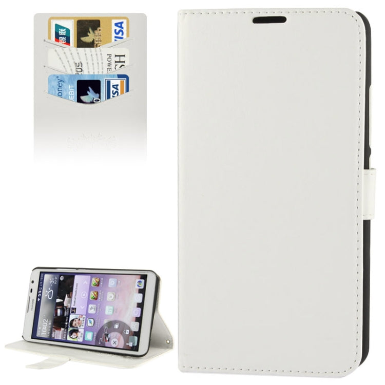 Fine Sheepskin Texture Flip Leather Case with Credit Card Slots & Holder for Huawei Ascend Mate 2