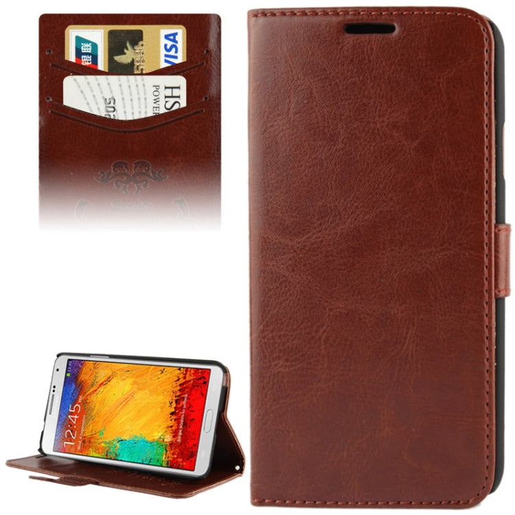 Fine Sheepskin Texture Flip Leather Case with Credit Card Slots & Holder for Galaxy Note 3 Neo / N7505