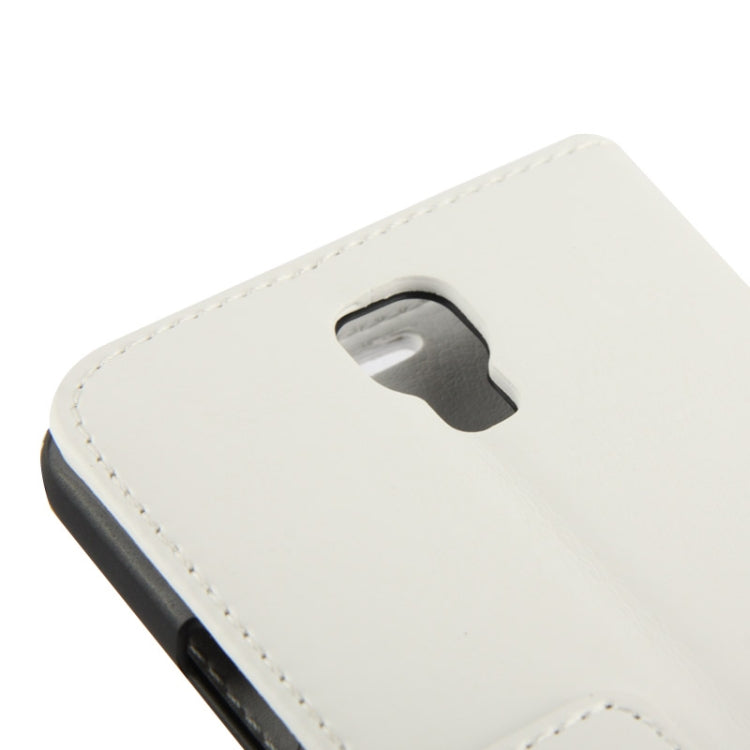 Fine Sheepskin Texture Flip Leather Case with Credit Card Slots & Holder for Galaxy Note 3 Neo / N7505