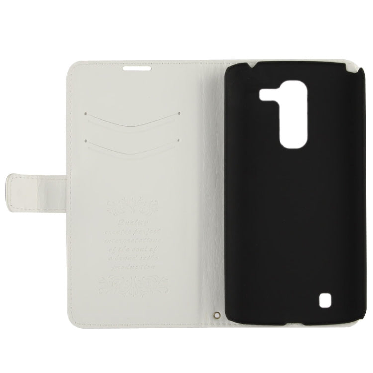 Fine Sheepskin Texture Flip Leather Case with Credit Card Slots & Holder for LG Optimus G / Pro 2