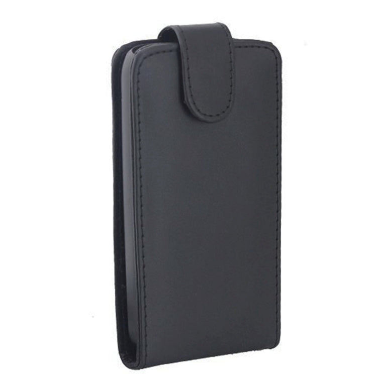 Vertical Flip Leather Case for Motorola Moto G / XT937C / XT1028(Black)