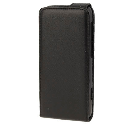 Vertical Flip Soft Leather Case for Motorola XT890 (Black)