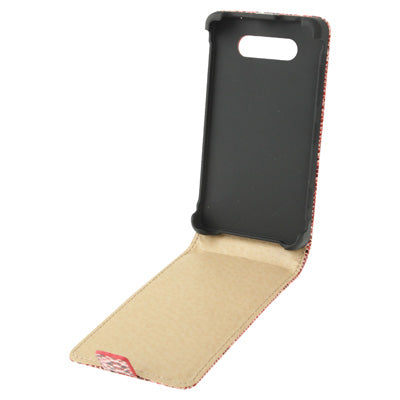 Snakeskin Texture Vertical Flip Leather Case for Nokia Lumia 820 (Red)